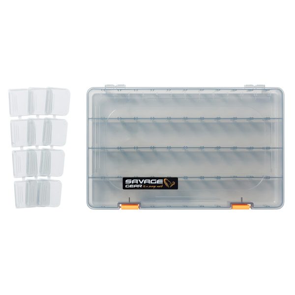 Savage Gear LUREBOX 6B DEEP SMOKE 36X22.5X8CM Köderbox Angelbox