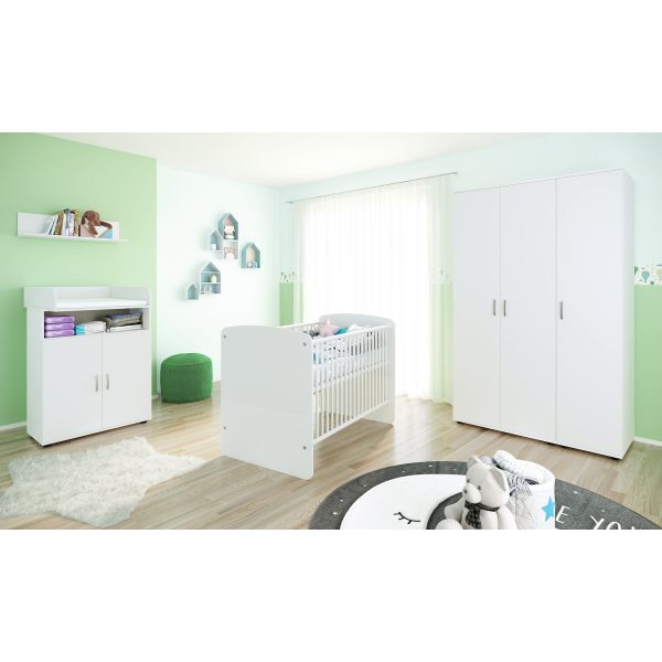 nonjoo. Babyzimmer Lunis Set 7: best. aus Babybett