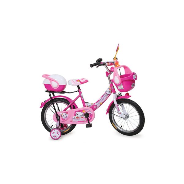 Kinderfahrrad 12 Zoll 1282 rosa mit Stützräder