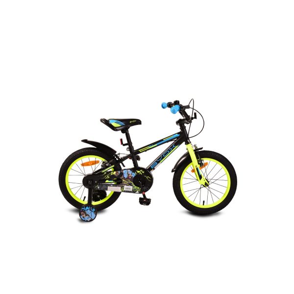 Byox Kinderfahrrad Monster 16 Zoll schwarz