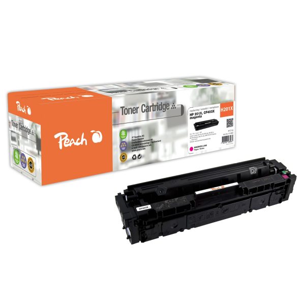 Peach H201XM Tonermodul XL ma ersetzt HP No. 201X M