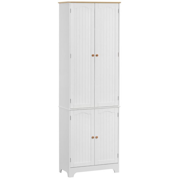 HOMCOM Küchenschrank mit Schrank weiß 61L x 30