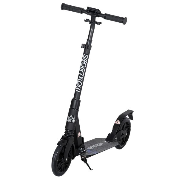 HOMCOM Kickscooter mit Tragegurt schwarz 95