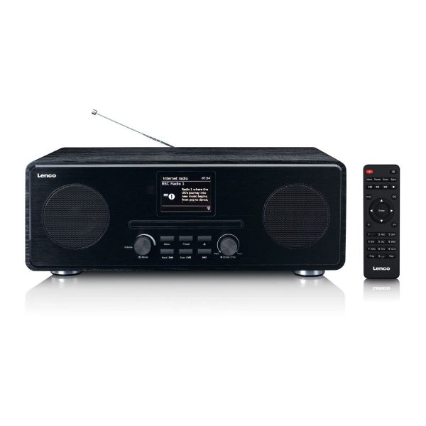 A004975 Lenco DIR-261BK Internetradio DAB+ FM-Radio CD MP3 Bluetooth