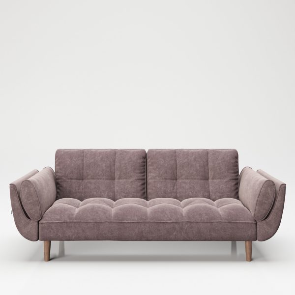 PLAYBOY - Sofa "SCARLETT" gepolsterte Couch mit Bettfunktion