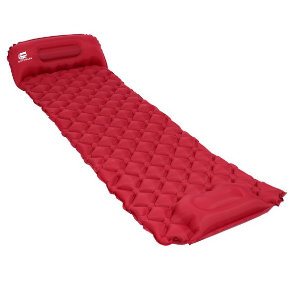 OUTCHAIR Isomatte Sleep Mat Trekking Camping Luft Bett Matratze Leicht 600 g