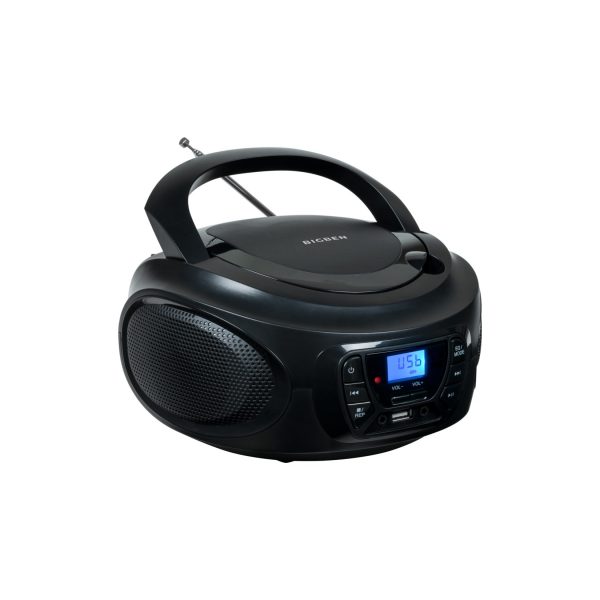 BigBen CD62 Tragbares CD-Radio USB BT schwarz