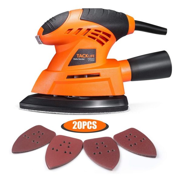 TACKLIFE PMS04A Mouse Detail Sander 12000 OPM Elektroschleifer mit 20 Stücken Schleifpapier