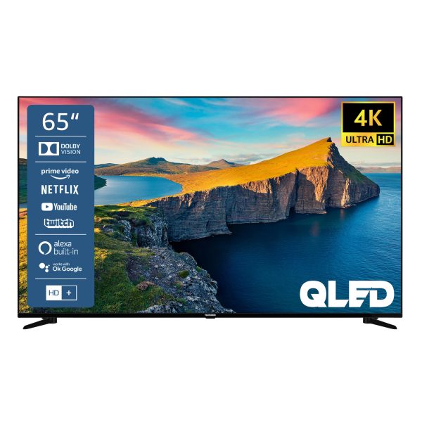 Telefunken QU65K800 65 Zoll QLED Fernseher