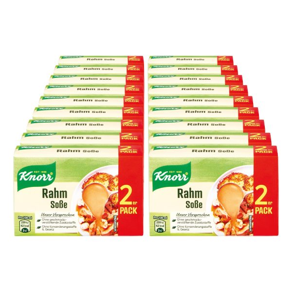 Knorr Rahm Soße ergibt 2 x 250 ml