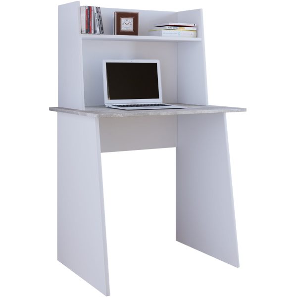 VCM Holz Schreibtisch Büro Regal hoher Computertisch hoch Büroregal Masola Mini A