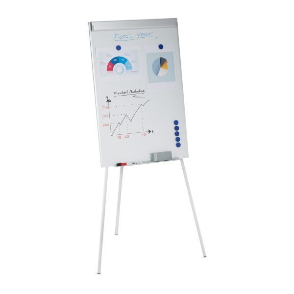 relaxdays Flipchart Whiteboard