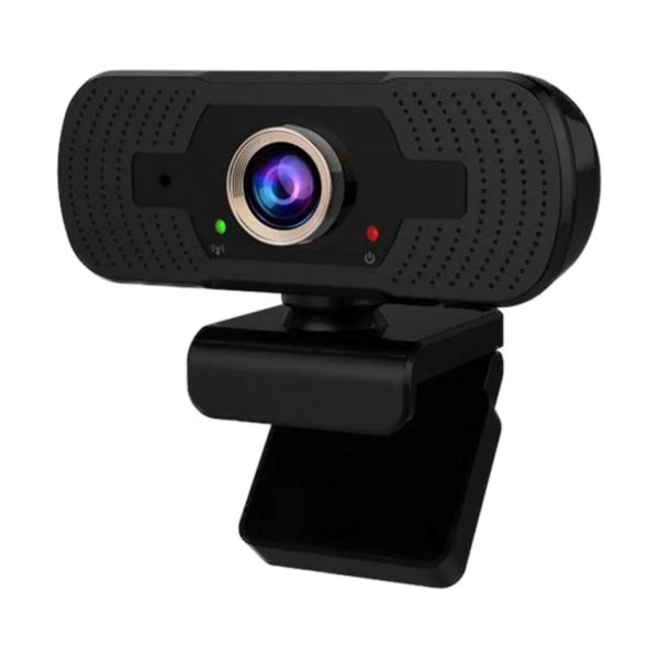 DELTACO GAMING Tris 1080P Webcam Kamera mit Mikrofon Full HD Auflösung für PC Homeschooling / Home Office / Streaming