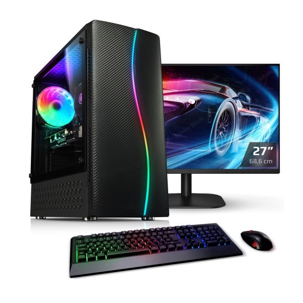 PC Set mit TFT Spectral AMD Ryzen 5 5600X