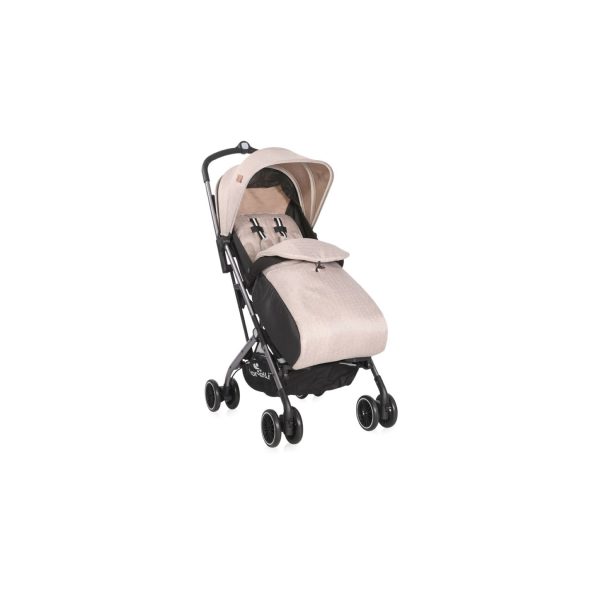 Lorelli Kinderwagen Buggy Helena Rückenlehne verstellbar Sonnendach Fußabdeckung in beige