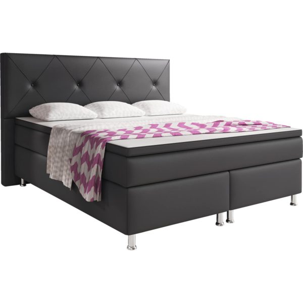 Boxspringbett Oxford 180x200 cm anthrazit