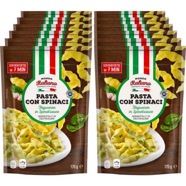 Mondo Italiano Pasta Con Spinaci  170 g