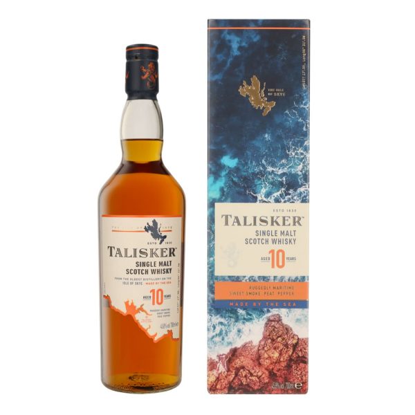 Talisker 10 Jahre Single Malt Scotch Whisky 45