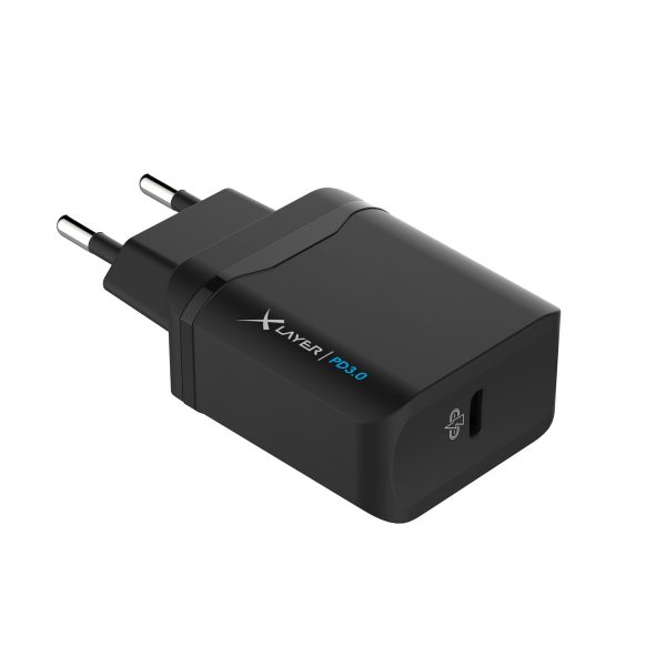 Ladegerät XLayer Typ C (USB-C) Charger PD 18W Black