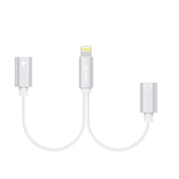 Kabel XLayer Dual Lightning Adapter (1x Lightning auf 2x Lightning) White