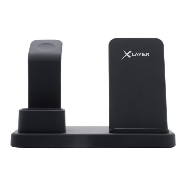 Induktive Ladestation XLayer 3-in-1 Wireless Charger Black