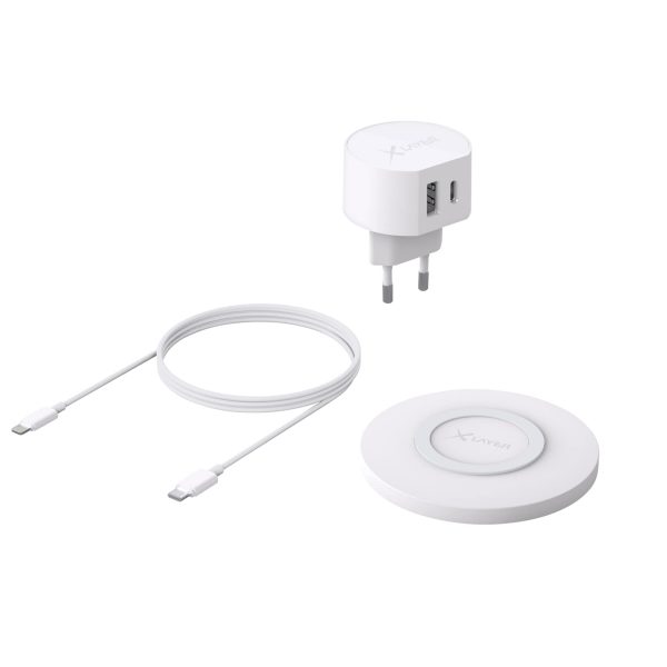 Xlayer Fast Charging Starter Set iPhone Weiß