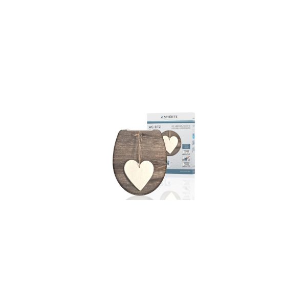 Schütte Duroplast WC Sitz WOOD HEART