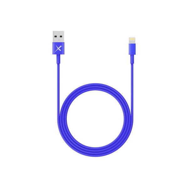 Kabel XLayer Colour Line Lightning Lade/Sync-Kabel 1 m Blue