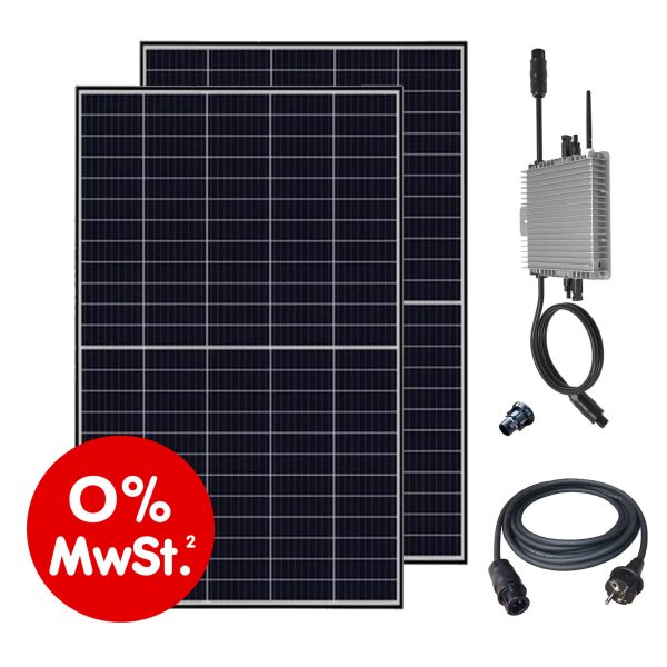 920 W / 600 W Balkonkraftwerk Photovoltaik Solaranlage Steckerfertig WIFI Smart