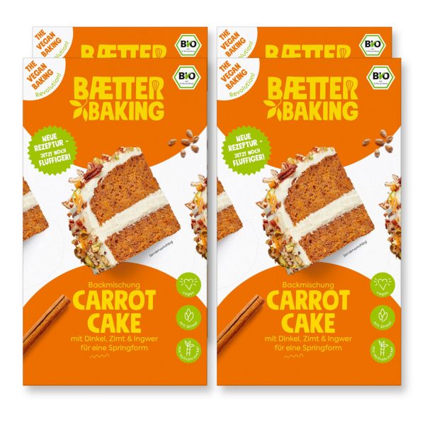 Baetter Baking Bio-Backmischung Carrot Cake