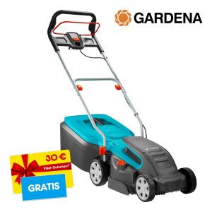 Gardena Elektro-Rasenmäher PowerMax 1400/34 + 30€ Filial-Gutschein