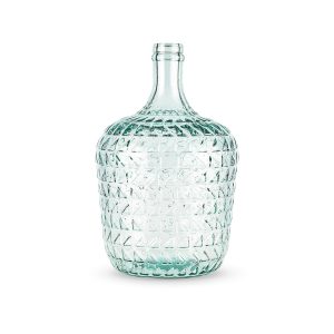 the way up Recyclingglas-Vase Valentina 20cm clear 30cm hoch