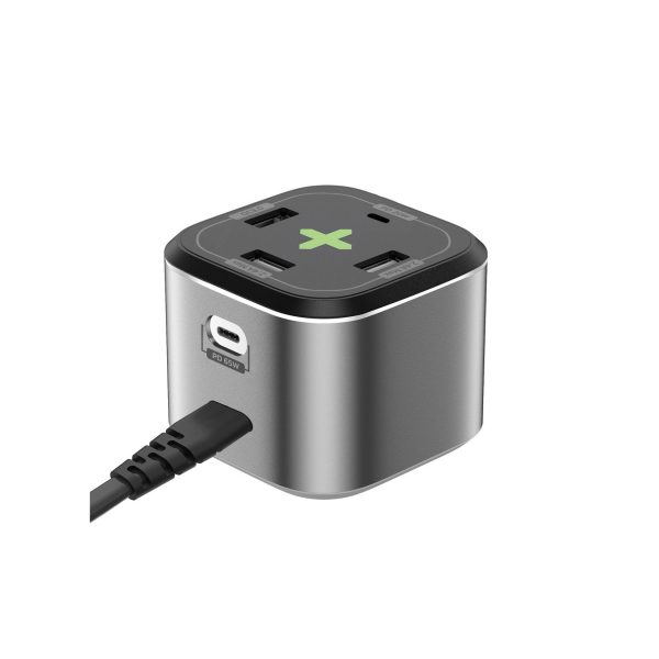 CELLY GAN Wandladegerät 65 W 2xUSB-C 1 USB-A