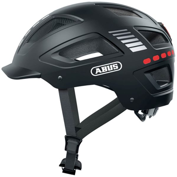 ABUS Fahrradhelm "Hyban 2.0 LED" schwarz