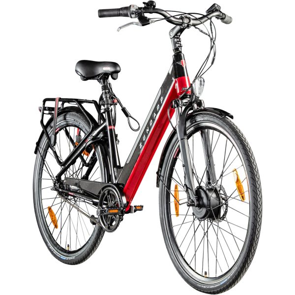 Zündapp Z902 E Bike Damenfahrrad ab 150 cm Rücktritt Pedelec 28 Zoll Fahrrad mit tiefem Einstieg Hollandrad mit 7 Gang Nabenschaltung StVZO