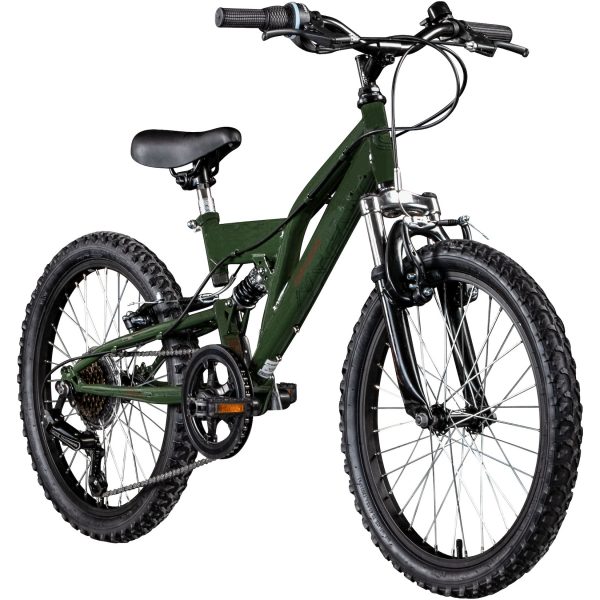 Galano FS180 Kinderfahrrad 6 Gang 18 Zoll ab 5 Jahre 115 - 130 cm Mountainbike Fully für Jungen und Mädchen MTB Fahrrad Fullybike