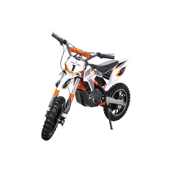 Kinder Mini Elektro Crossbike Gazelle 500 Watt verstärkte Gabel (Orange)