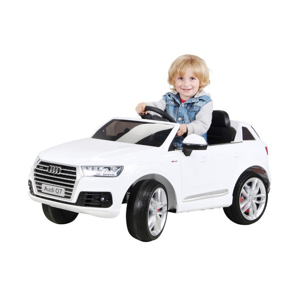 Kinder-Elektroauto Audi Q7 4M Lizenziert (Weiß)