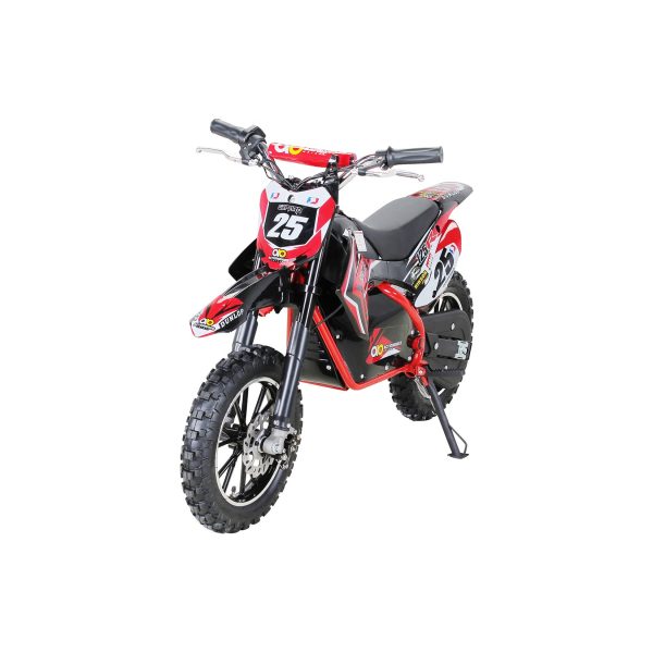 Kinder Mini Elektro Crossbike "Gepard" 500 Watt verstärkte Gabel 36Volt (Rot)