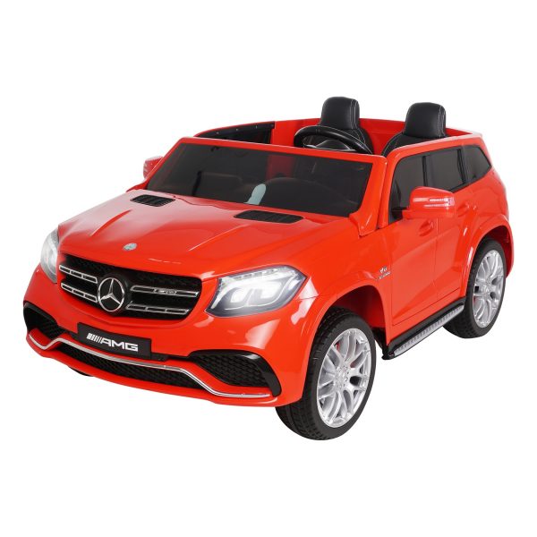 Kinder-Elektroauto Mercedes GLS63 Allrad 4x45 Watt 2 x 12V7Ah (Rot)