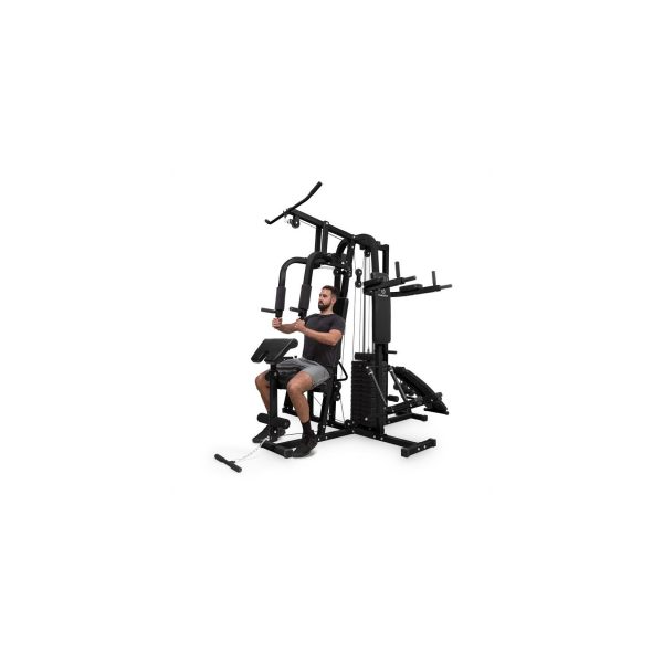 Ultimate Gym 9000 7 Stations bis 150kg QR Stahl schwarz