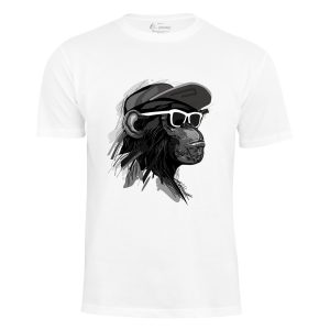 Cotton Prime® T-Shirt mit Affenmotiv - Cool Monkey mit Brille