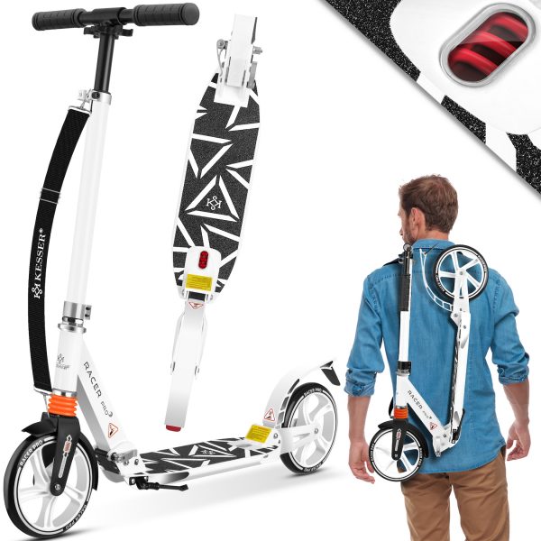 KESSER® Cityroller Scooter 205mm Räder PU Big Wheel - Pro-S Tretroller mit Doppel Federung