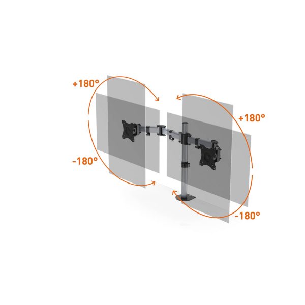 Durable Monitor Halterung SELECT für 2 Monitore