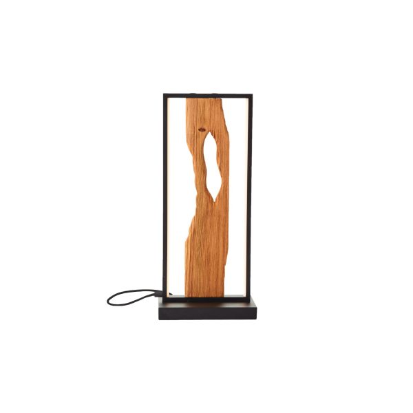 Brilliant  LED Tischleuchte 50cm Brilliant Tischlampe LED Tischlampe schwarz/holz