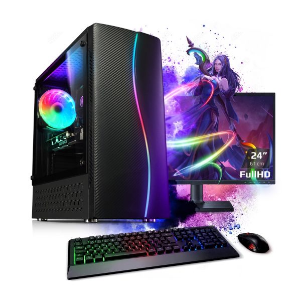 PC Set mit TFT Bolt AMD Ryzen 5 4500