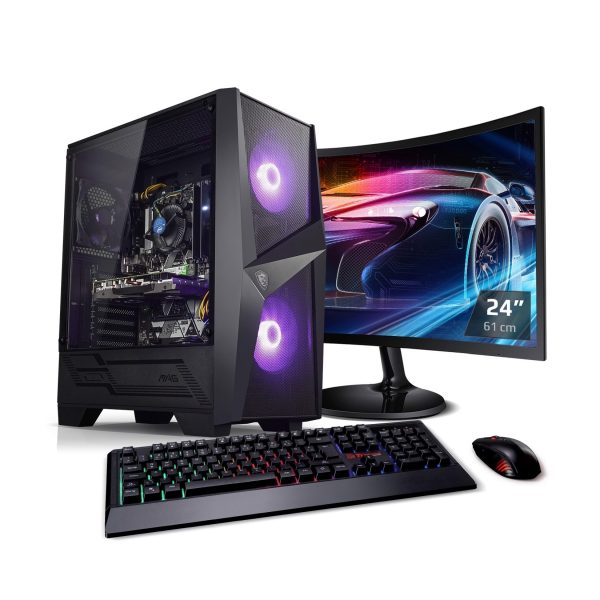 PC Set Gaming mit TFT Raptor V AMD Ryzen 5 5600X