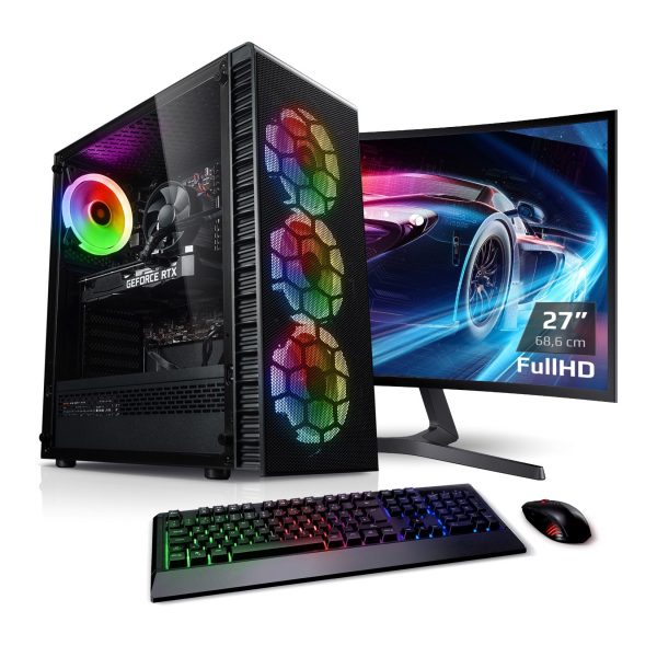 PC Set mit TFT Total V AMD Ryzen 7 5700X