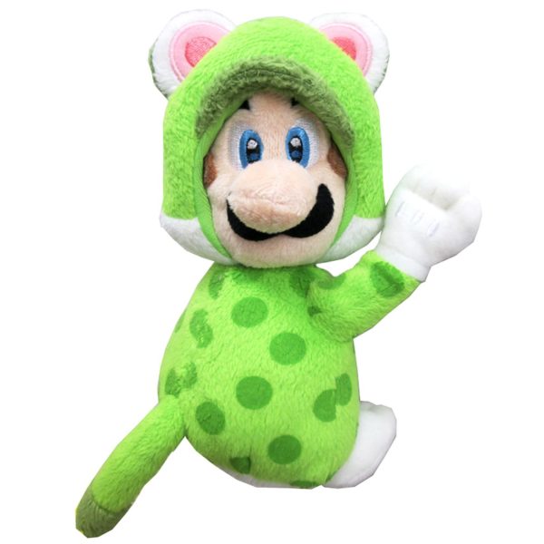 Nintendo Luigi Cat Super Mario Plüsch 19cm Handmagnet