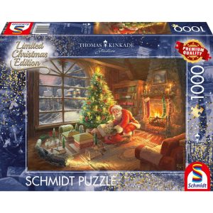Schmidt Spiele Puzzle Der Weihnachtsmann ist da 1000 Teile